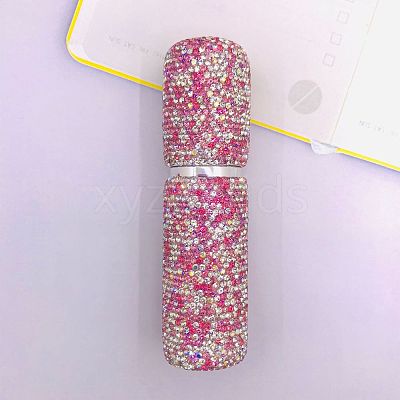 Plastic & Rhinestone Spray Bottle PW-WG77027-02-1