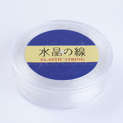 Japanese Round Elastic Crystal String EW-G007-02-0.6mm-1