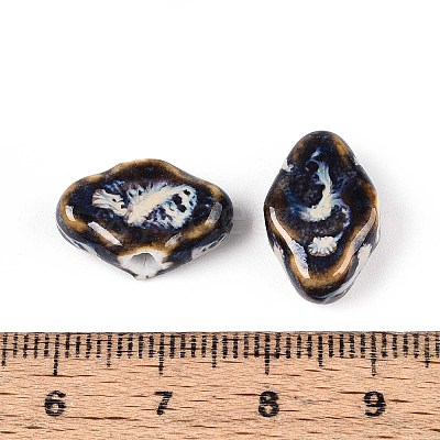 Handmade Porcelain Beads PORC-T133-30N-1