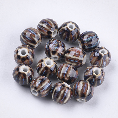 Handmade Porcelain Beads PORC-S498-24M-1