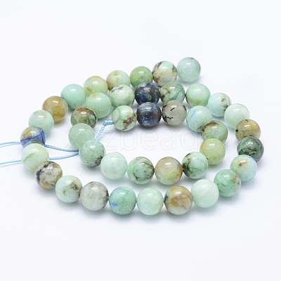Natural Chrysocolla Beads Strands G-J373-02-10m-1
