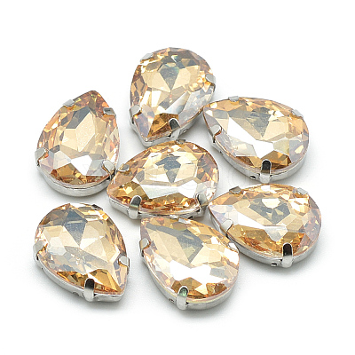 Sew on Rhinestone RGLA-T035-13x18mm-09-1