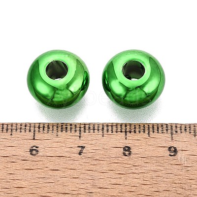UV Plating Opaque Acrylic European Beads PACR-T017-19M-09-1
