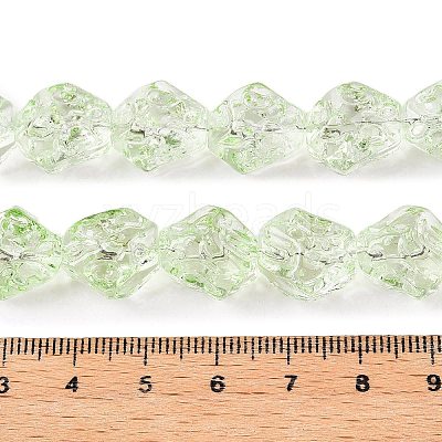 Electroplate Glass Beads Strands EGLA-N012-08G-1