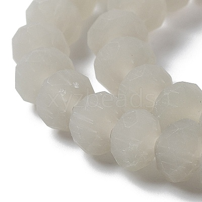 Imitation Jade Solid Color Glass Beads Strands EGLA-A034-J4mm-MD10-1