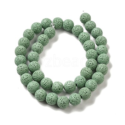 Natural Lava Rock Bead Strands G-L435-03-8mm-15-1