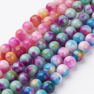 Jade Beads Strands G-D264-8mm-M-1