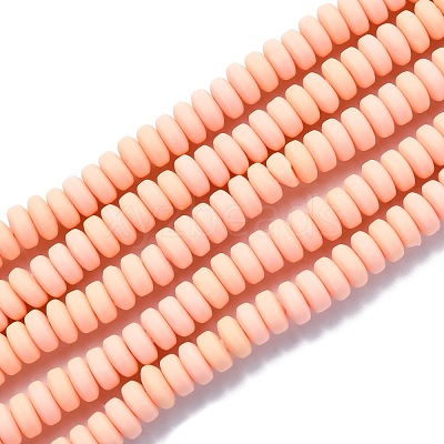 Handmade Polymer Clay Beads Strands X-CLAY-N008-008-35-1