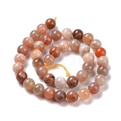 Natural Botswana Agate Beads Strands G-G925-01A-1