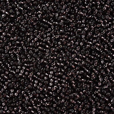 11/0 Grade A Transparent Glass Seed Beads X-SEED-Q007-F58-1