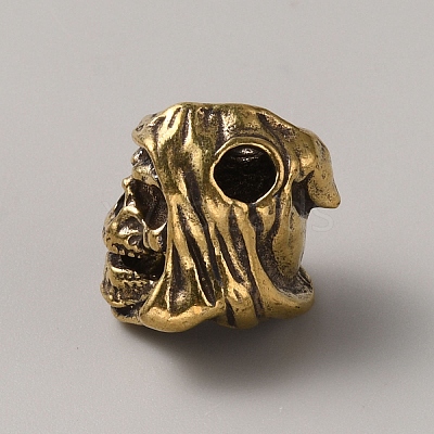 Brass EDC European Beads FIND-WH0161-50AG-1