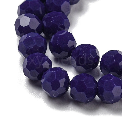 Opaque Glass Beads Stands LS-EGLA-A035-P6mm-D09-1