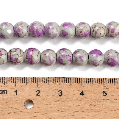 Synthetic Turquoise Beads Strands TURQ-F019-03D-1