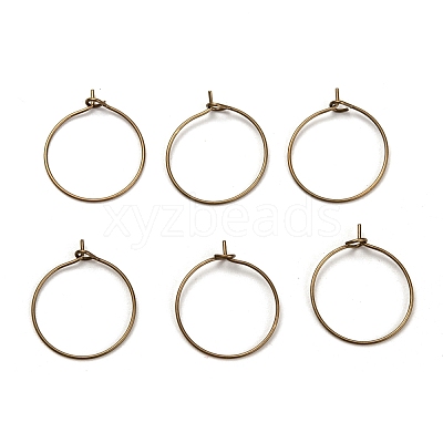 Brass Wine Glass Charm Rings EC067-2AB-NF-1