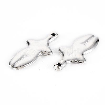 Tibetan Style Alloy Pendants TIBE-S323-121AS-RS-1