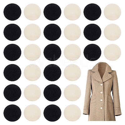 40Pcs 2 Colors Aluminum Buttons DIY-PH0008-67-1