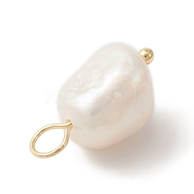 Natural Freshwater Pearl Pendants X-PALLOY-JF02153-01-1