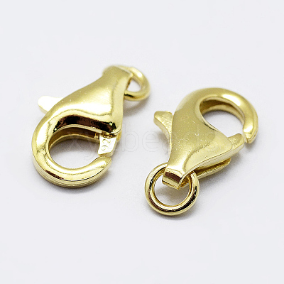 925 Sterling Silver Lobster Claw Clasps STER-K167-074A-G-1