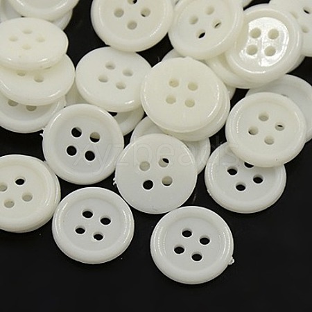 Acrylic Sewing Buttons X-BUTT-E076-A-01-1