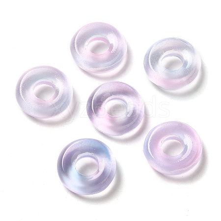 Transparent Glass European Beads GLAA-A012-03E-1