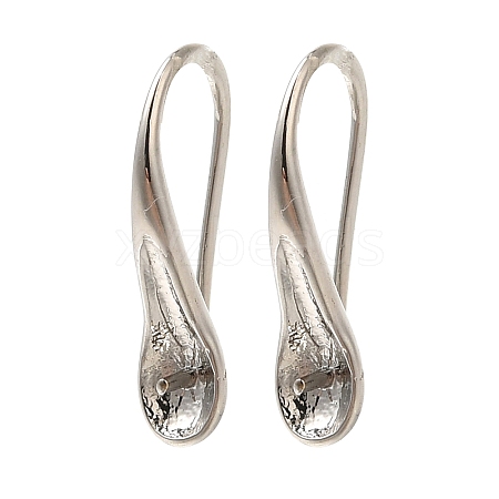 Rack Plating Brass Earring Hooks KK-C081-02P-1