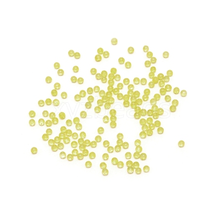 Handmade Luminous Glass Beads GLAA-WH0033-15B-1
