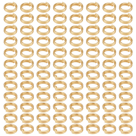 2Sets Brass Keychain Clasps KK-BC0014-47A-1