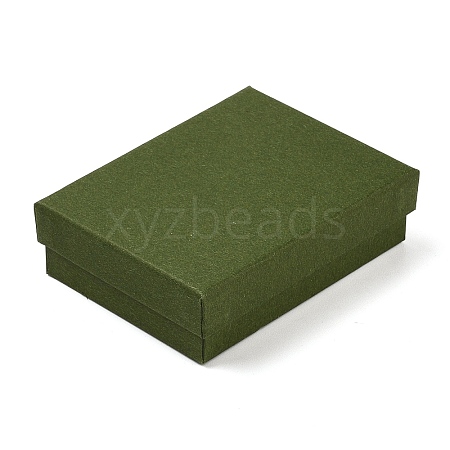 Cardboard Paper Jewelry Storage Boxes with Sponge CON-P023-01D-01-1