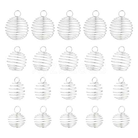 20Pcs 4 Styles Iron Wire Pendants FIND-FS0003-39-1