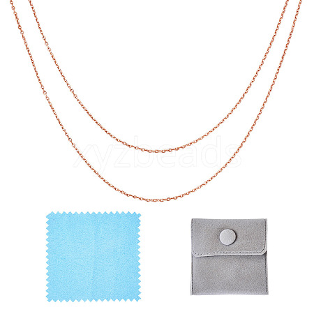 1M Sterling Silver Cable Chains STER-TA0001-27RG-01-1