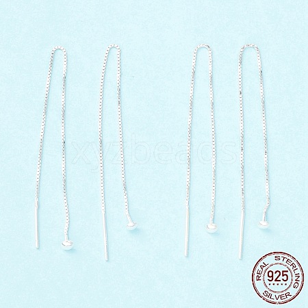 925 Sterling Silver Ear Thread STER-P047-10S-1