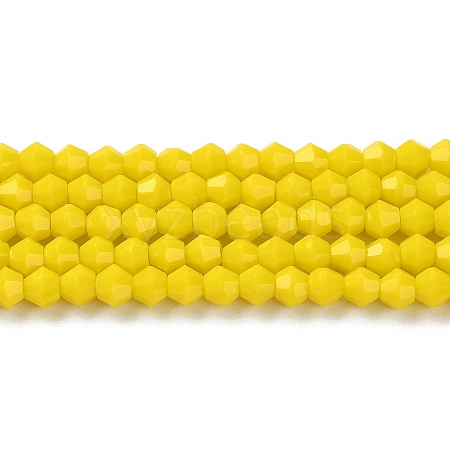 Opaque Solid Color Imitation Jade Glass Beads Strands LS-EGLA-A039-P4mm-D05-1