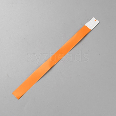Synthetic Paper Polypropylene Disposable Wristbands BJEW-WH20009-07G-1