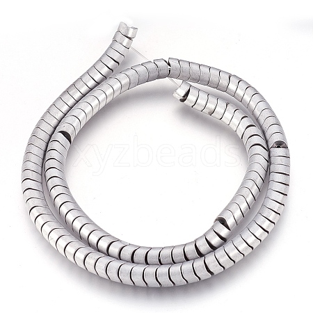 Electroplate Non-magnetic Synthetic Hematite Bead Strands G-I208-15F-G-1