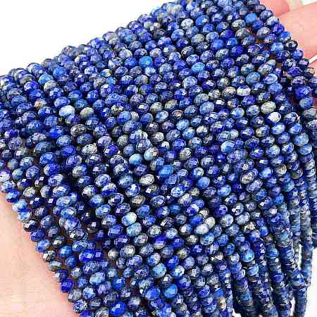 Natural Lapis Lazuli Beads Strands G-L587-B03-02-1