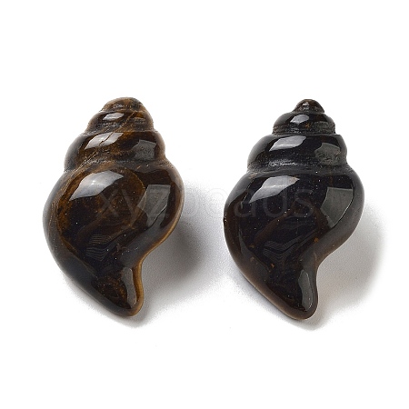 Natural Tiger Eye Carved Figurines DJEW-L023-H12-1