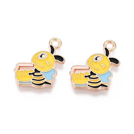 Alloy Enamel Pendants ENAM-T022-56B-1