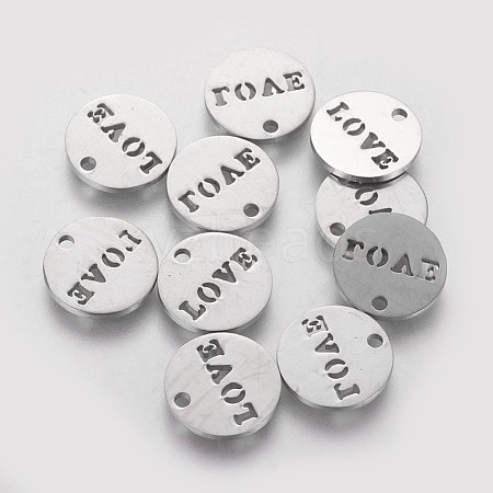 Non-Tarnish 304 Stainless Steel Charms STAS-Q201-T052-1