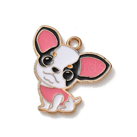 Alloy Enamel Pendants FIND-I047-01KCG-10-1