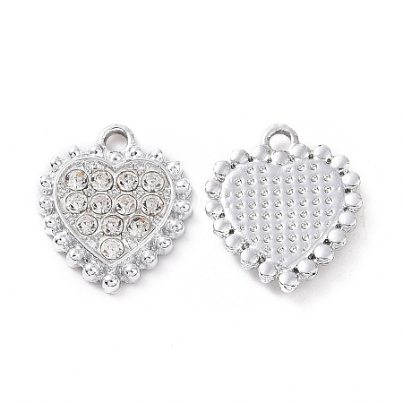 Alloy Crystal Rhinestone Charms ALRI-C008-22P-1