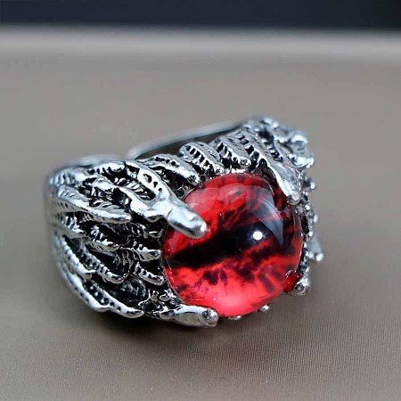 Dragon Eye Men's Fashion Ring Zinc Alloy Hip-hop Ring WA6596-10-1