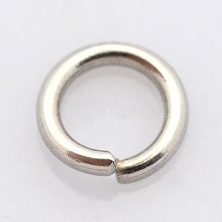 Tarnish Resistant 304 Stainless Steel Open Jump Rings A-STAS-E067-07-5mm-1