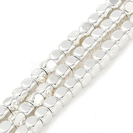Electroplated Synthetic Non-Magnetic Hematite Beads Strands G-U003-07-1