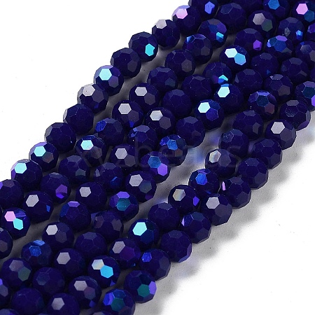 Opaque Glass Beads Strands LS-EGLA-A035-P6mm-L09-1