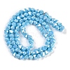 Electroplate Glass Beads Strands EGLA-B009-05A-07-3