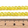 Electroplate Opaque Glass Beads Strands GLAA-T032-P4mm-AB16-4