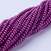 Glass Pearl Beads Strands X-HY-4D-B35-3