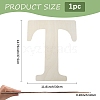 Letter Unfinished MDF Sheets WOOD-WH20012-008T-2