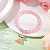 Transparent Plastic Beaded Stretch Bracelets for Children BJEW-JB11507-4