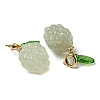 Natural Xiuyan Jade Grapes Pendant Decorations G-R489-08G-3